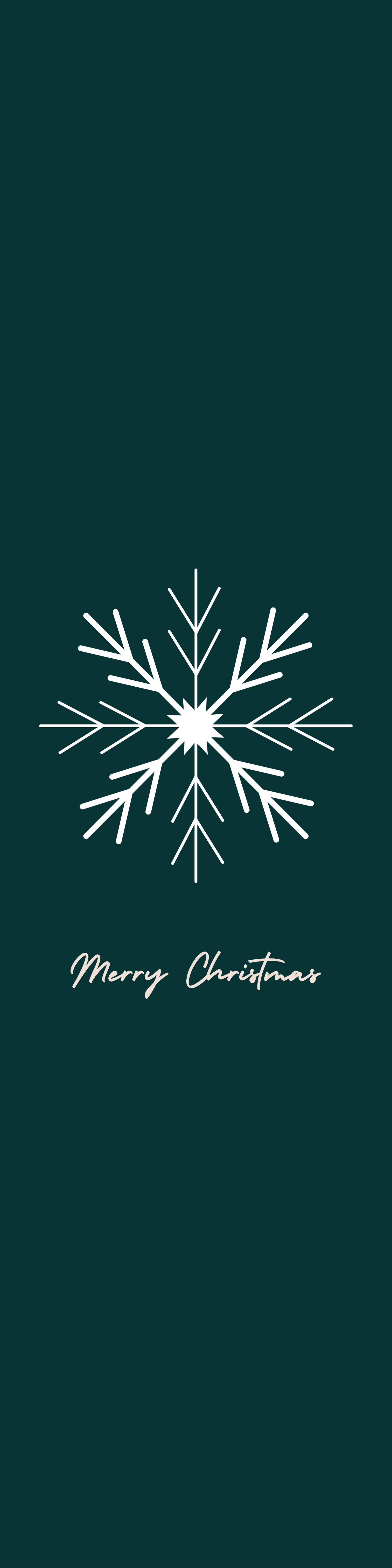 Merry Christmas Table Runner (40 x 160cm)