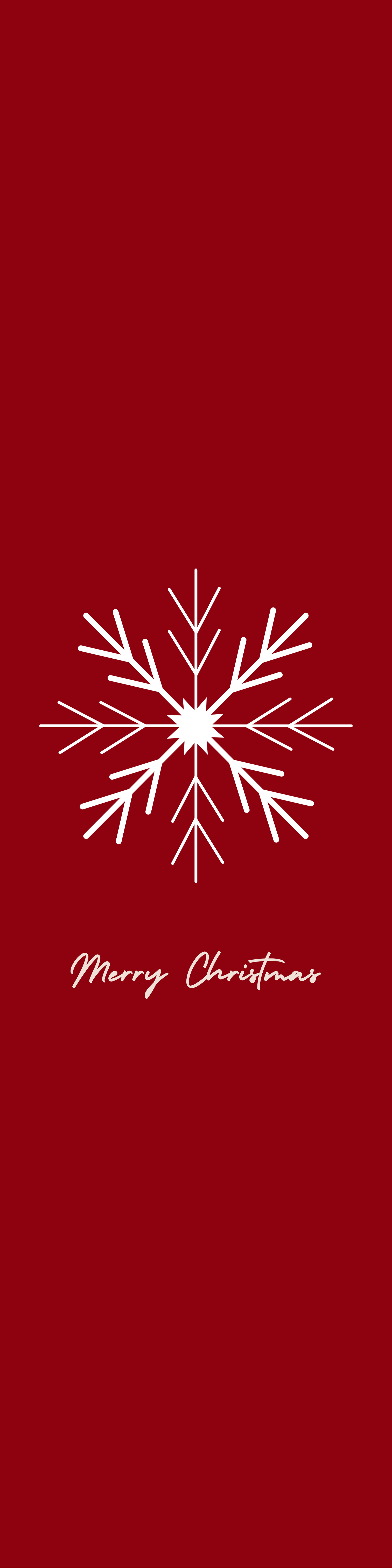 Merry Christmas Table Runner (40 x 160cm)