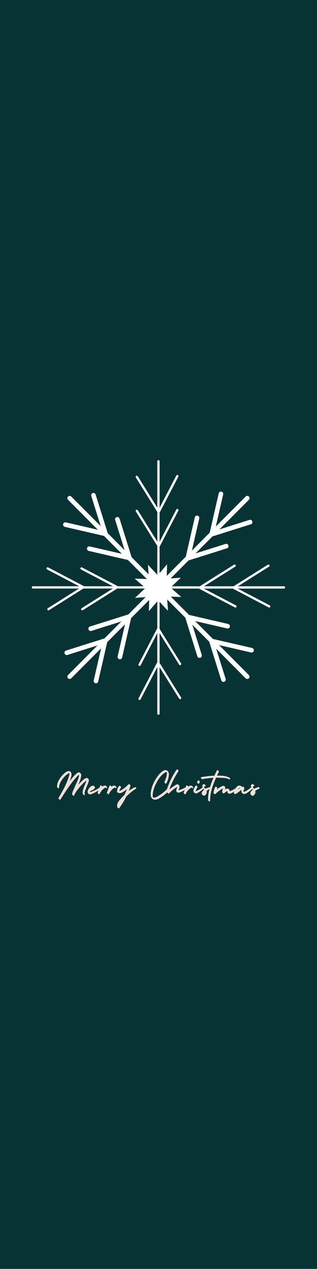 Merry Christmas Table Runner (40 x 160cm)