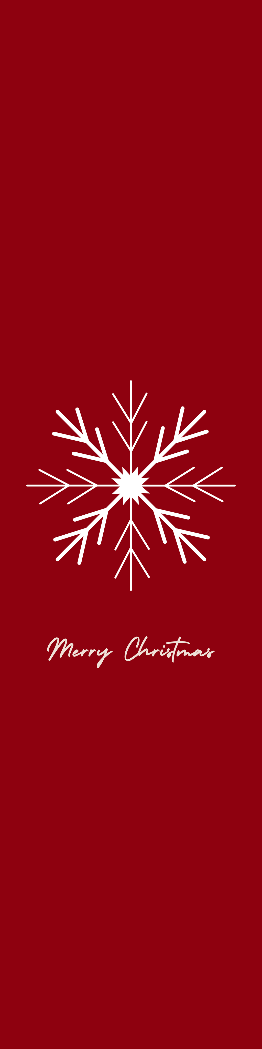 Merry Christmas Table Runner (40 x 160cm)